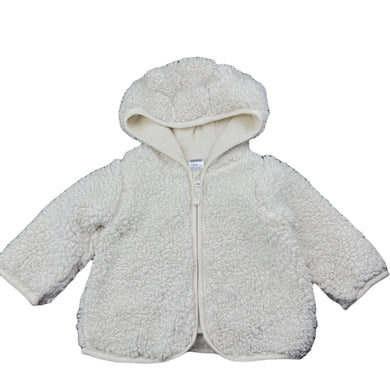 unisex Anko, lined fleece zip up hooded sweater, FUC, size 0,  