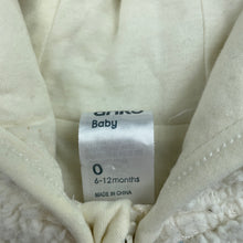 Load image into Gallery viewer, unisex Anko, lined fleece zip up hooded sweater, FUC, size 0,  