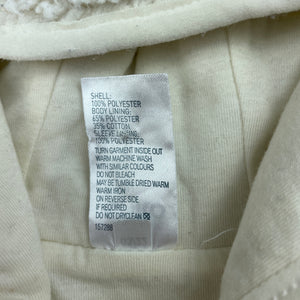 unisex Anko, lined fleece zip up hooded sweater, FUC, size 0,  