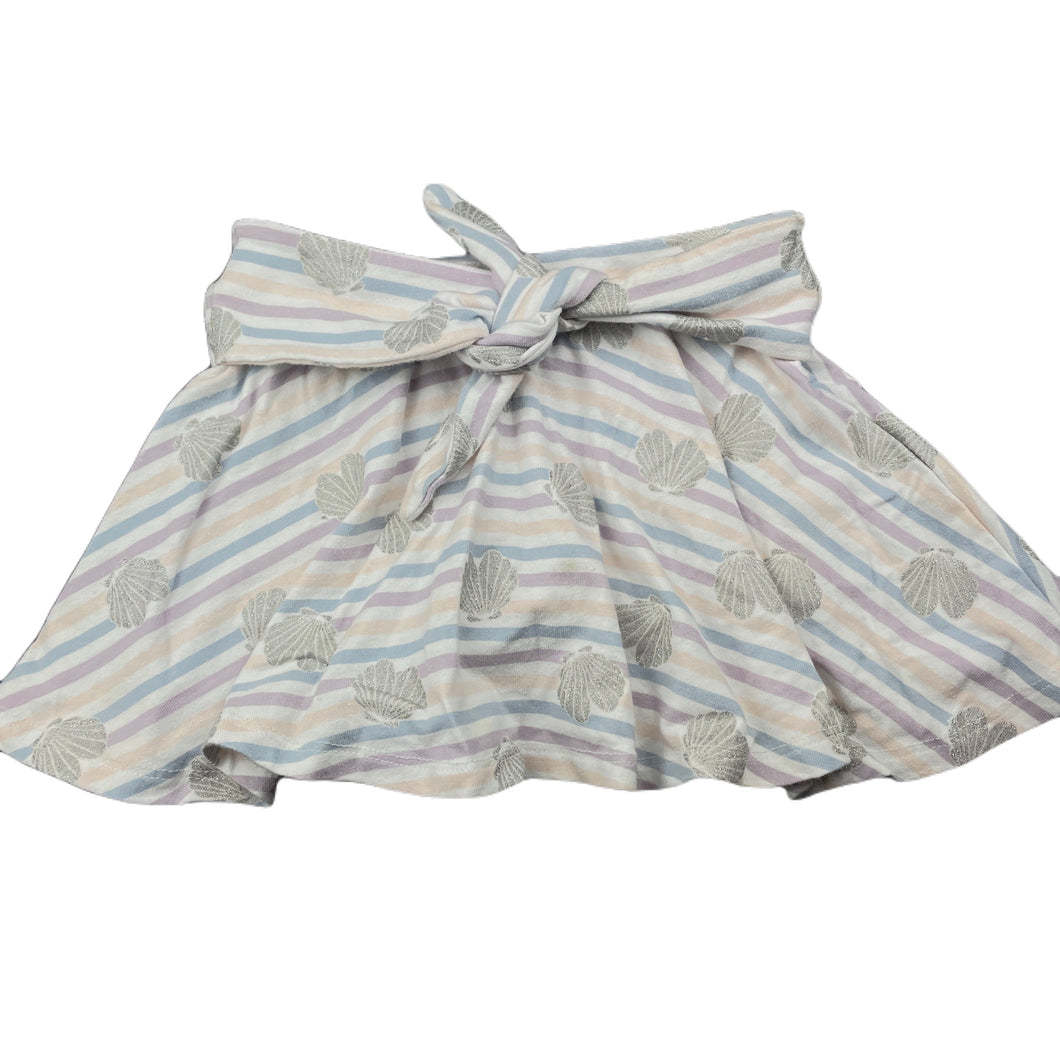Girls Target, stretchy skirt, built-in shorts, elasticated, FUC, size 2,  