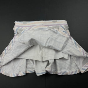 Girls Target, stretchy skirt, built-in shorts, elasticated, FUC, size 2,  