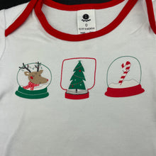 Load image into Gallery viewer, unisex Dymples, cotton Christmas bodysuit / romper, GUC, size 0,  