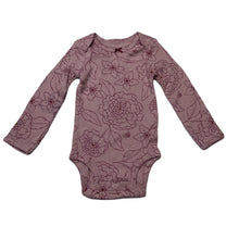 Load image into Gallery viewer, Girls Carters, floral cotton bodysuit / romper, EUC, size 0000,  