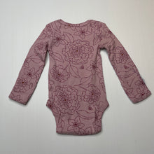 Load image into Gallery viewer, Girls Carters, floral cotton bodysuit / romper, EUC, size 0000,  
