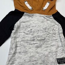 Load image into Gallery viewer, Boys Dymples, cotton hooded t-shirt / top, dinosaur, EUC, size 00,  