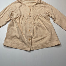 Load image into Gallery viewer, Girls Organic Mom, organic cotton long sleeve top, GUC, size 0-1,  