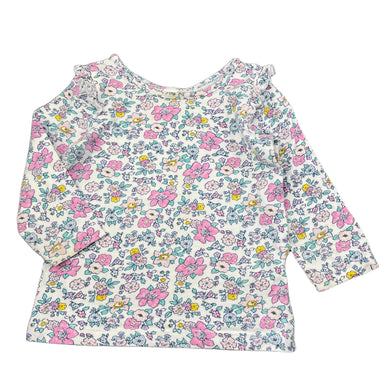 Girls Dymples, floral long sleeve top, FUC, size 00,  