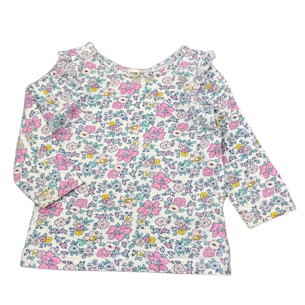 Girls Dymples, floral long sleeve top, FUC, size 00,  
