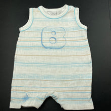 Load image into Gallery viewer, Boys Bebe by Minihaha, embroidered cotton romper, FUC, size 00,  