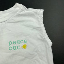Load image into Gallery viewer, Boys Cotton On, white cotton tank top, GUC, size 2,  