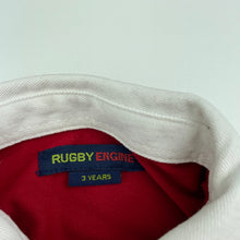 Load image into Gallery viewer, Boys RUGBY ENGINE, cotton polo shirt top, EUC, size 3,  