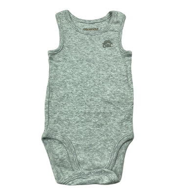 Boys ORCHESTRA, grey marle cotton singletsuit / romper, EUC, size 000,  