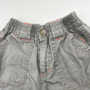 Boys Pumpkin Patch, cotton cargo shorts, elasticated, wash fade, FUC, size 1,  
