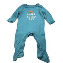 Load image into Gallery viewer, unisex M&amp;S, soft feel cotton coverall / romper, GUC, size 00,  