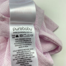 Load image into Gallery viewer, Girls purebaby, pointelle organic cotton romper, EUC, size 00,  
