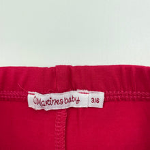 Load image into Gallery viewer, Girls Original Marines, red stretchy shorts / bottoms, elasticated, EUC, size 00,  