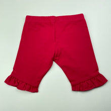 Load image into Gallery viewer, Girls Original Marines, red stretchy shorts / bottoms, elasticated, EUC, size 00,  