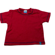 Load image into Gallery viewer, Boys H+T, red cotton t-shirt / top, GUC, size 00,  