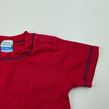 Load image into Gallery viewer, Boys H+T, red cotton t-shirt / top, GUC, size 00,  