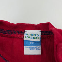 Load image into Gallery viewer, Boys H+T, red cotton t-shirt / top, GUC, size 00,  
