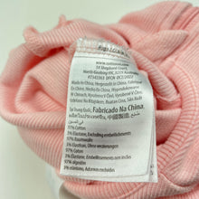 Load image into Gallery viewer, Girls Cotton On, pink stretchy zip coverall / romper, GUC, size 00,  