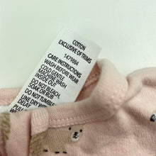 Load image into Gallery viewer, Girls Dymples, soft cotton zip coverall / romper, EUC, size 000,  