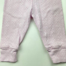 Load image into Gallery viewer, Girls purebaby, pointelle organic cotton leggings / bottoms, EUC, size 00,  