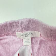 Load image into Gallery viewer, Girls purebaby, pointelle organic cotton leggings / bottoms, EUC, size 00,  