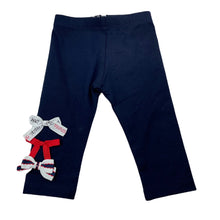 Load image into Gallery viewer, Girls Original Marines, navy stretchy leggings / bottoms, EUC, size 00,  