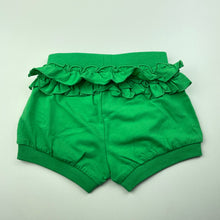 Load image into Gallery viewer, Girls Original Marines, lightweight stretchy ruffle shorts, elasticated, EUC, size 00,  