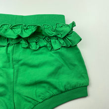 Load image into Gallery viewer, Girls Original Marines, lightweight stretchy ruffle shorts, elasticated, EUC, size 00,  