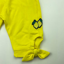 Load image into Gallery viewer, Girls Original Marines, yellow stretchy leggings / bottoms, EUC, size 00,  