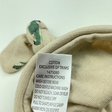 Load image into Gallery viewer, Boys Dymples, cotton hat / beanie, crocodiles, EUC, size 000,  