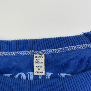 unisex Joules, blue fleece lined sweater / jumper, FUC, size 9-10,  
