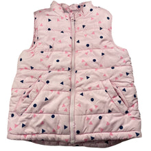 Load image into Gallery viewer, Girls Target, fleece lined puffer vest / jacket, marks front &amp; back, FUC, size 6,  