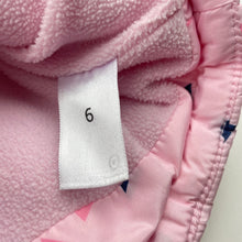Load image into Gallery viewer, Girls Target, fleece lined puffer vest / jacket, marks front &amp; back, FUC, size 6,  