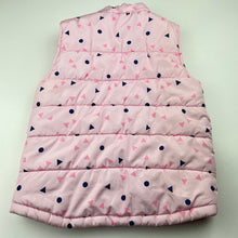 Load image into Gallery viewer, Girls Target, fleece lined puffer vest / jacket, marks front &amp; back, FUC, size 6,  