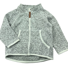 Load image into Gallery viewer, Boys H&amp;M, fleece lined zip up sweater / jumper, EUC, size 00,  