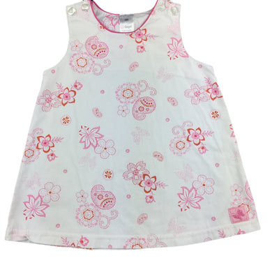 Target floral cotton dress, butterflies, size 00, Pre-loved