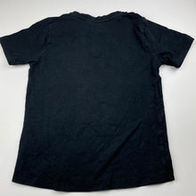 Load image into Gallery viewer, Boys MAXX, black cotton henley t-shirt / top, wash fade, FUC, size 8,  