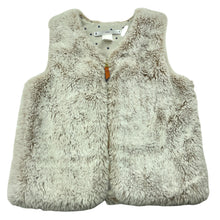 Load image into Gallery viewer, Girls Target, lined faux fur zip up vest / jacket, EUC, size 6,  