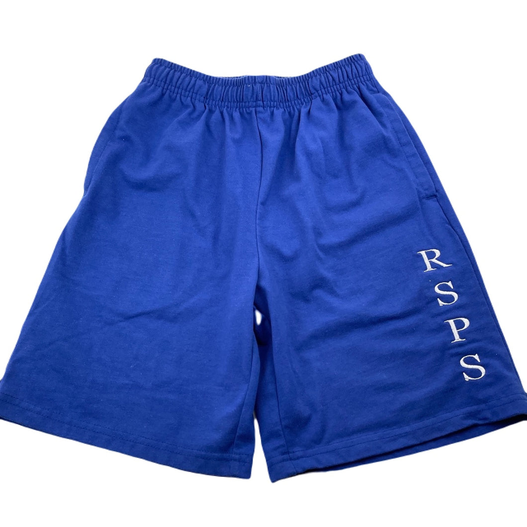 Boys Bare & Ley, blue school shorts, elasticated, GUC, size 10,  