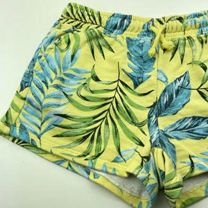 Girls Zara, yellow casual shorts, elasticated, EUC, size 11-12,  