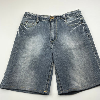Boys Piping Hot, dark denim shorts, adjustable, FUC, size 9,  