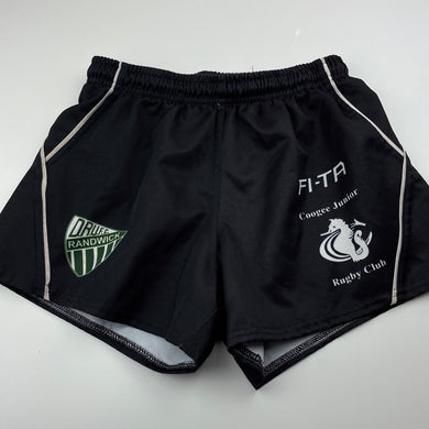 Boys FI-TA, Coogee Jnr rugby/ sports shorts, elasticated, EUC, size 12,  