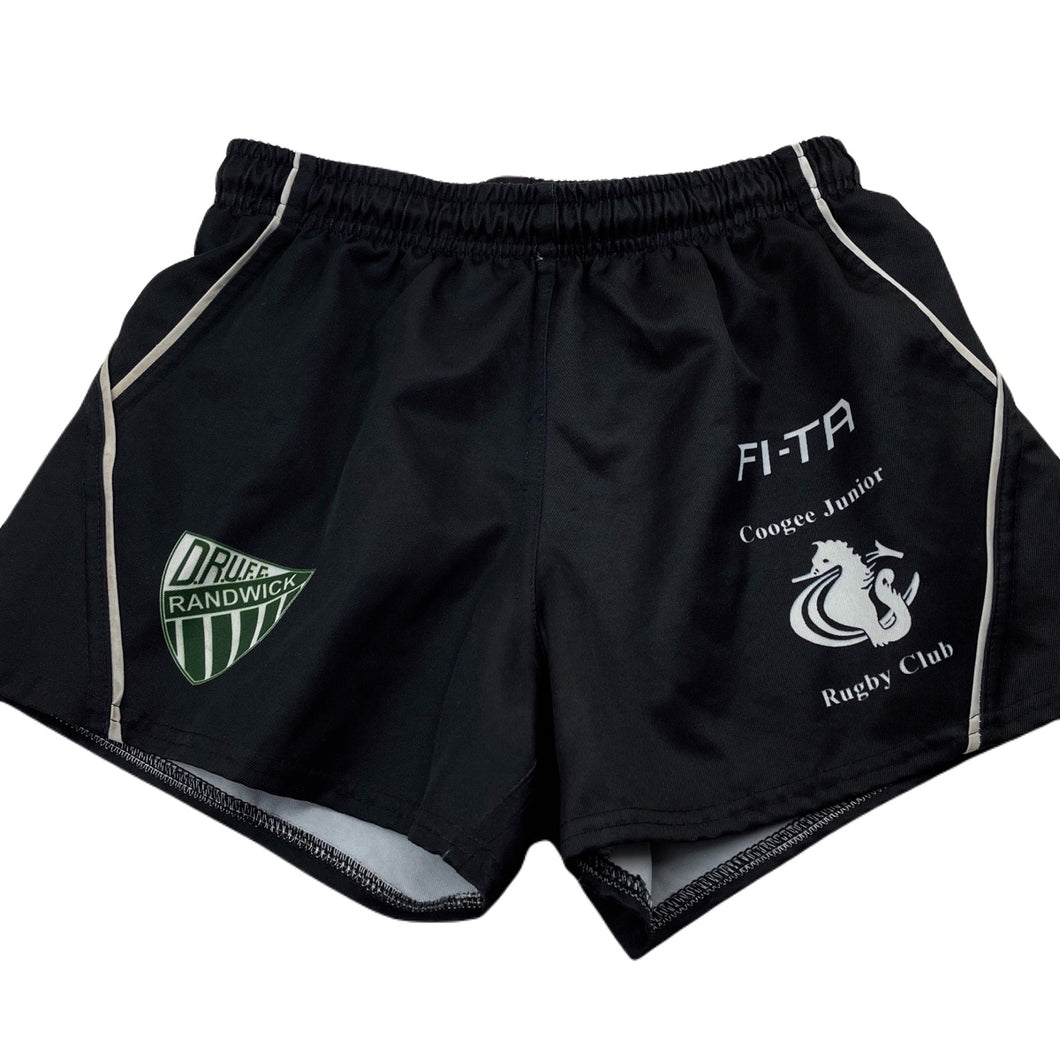 Boys FI-TA, Coogee Jnr rugby/ sports shorts, elasticated, EUC, size 12,  