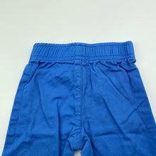 Load image into Gallery viewer, Boys Mango, blue cotton pants, elasticated, EUC, size 000,  