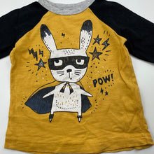 Load image into Gallery viewer, Boys Dymples, cotton long sleeve top, superhero, EUC, size 0,  