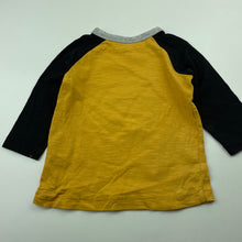 Load image into Gallery viewer, Boys Dymples, cotton long sleeve top, superhero, EUC, size 0,  