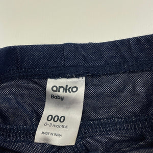 Girls Anko, ruffle leggings / bottoms, EUC, size 000,  